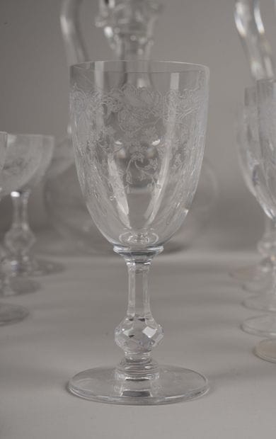 Service de verres en cristal de St Louis...