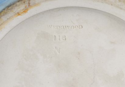 WEDGWOOD - Paire de cache-pots circulaires,...