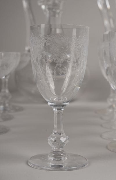 Service de verres en cristal de St Louis...