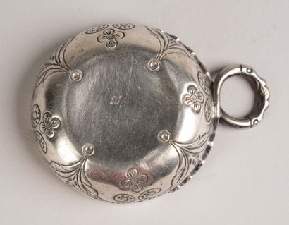Silver wine cup with a serpent-shaped handle,...