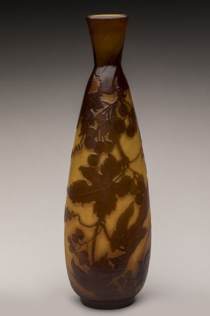 Etablissement Gallé

Bottle vase in acid-etched...