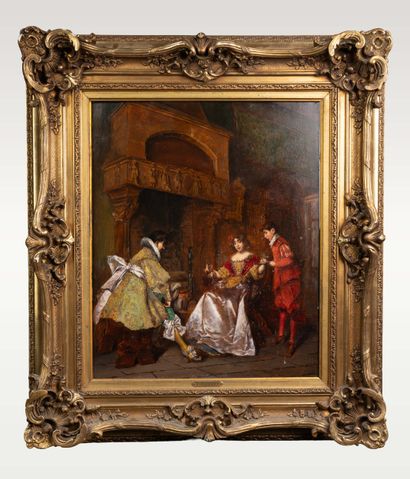 Ferdinand ROYBET (1840 - 1920)
La collation,
Hsp...
