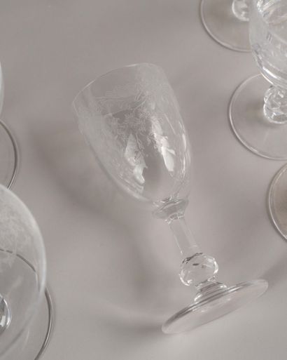 Service de verres en cristal de St Louis...