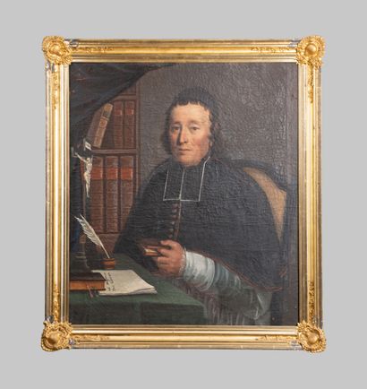 19th-century school,
Portrait of Canon de...