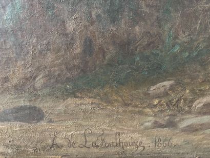 Amable Gabriel DE LA FOULHOUZE
Paysage,
Huile...