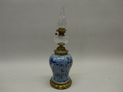 Chinese porcelain vase with rotating decoration...