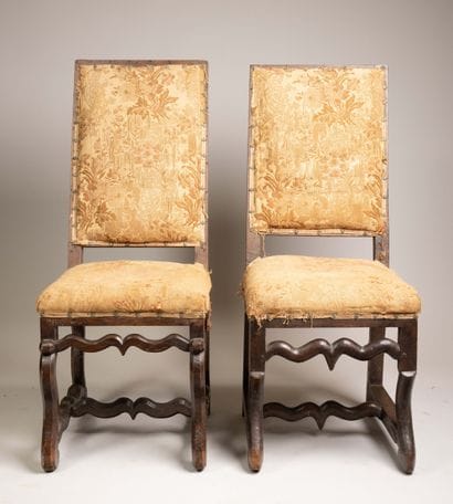 Two so-called “sheep’s bone” chairs with...