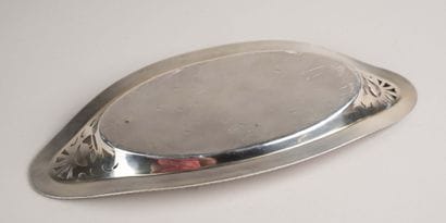 Shuttle, likely made of silver, with openwork...