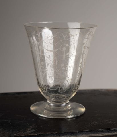 BACCARAT 
Crystal serving set, 