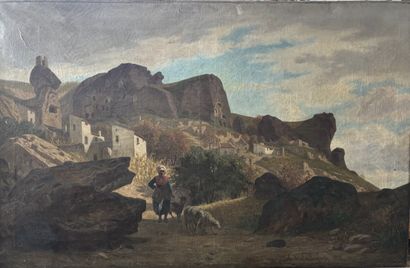 Amable Gabriel DE LA FOULHOUZE
Paysage,
Huile...
