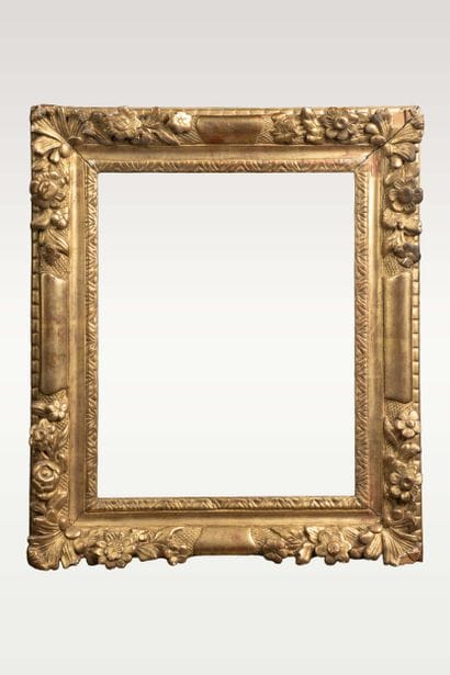 Set of 3 old gilded wooden frames
(some pieces...