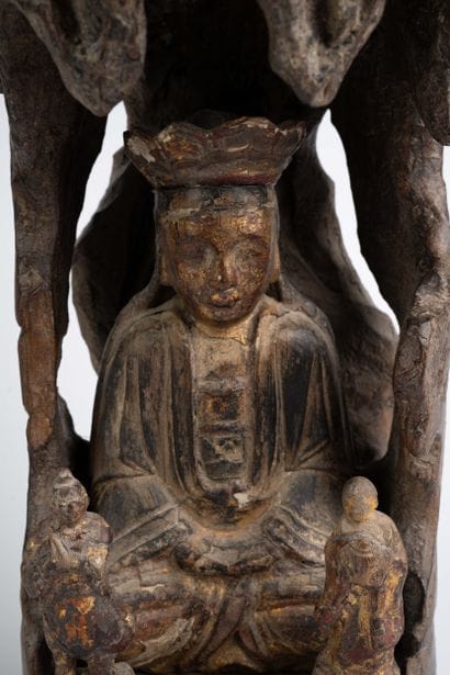 CHINA, late 19th century 
Seated Buddha on...