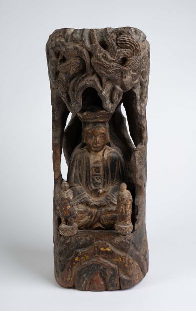 CHINA, late 19th century 
Seated Buddha on...