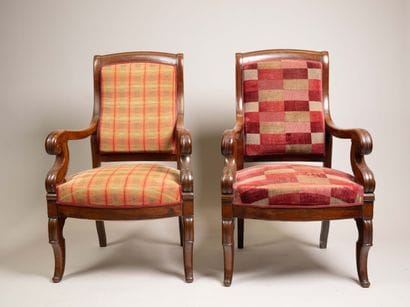 A set of living room furniture with flat...