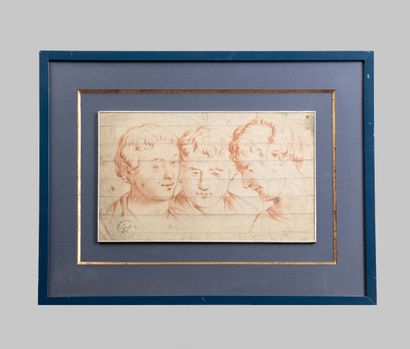 Etude de trois têtes
Sanguines
20 x 33 c...