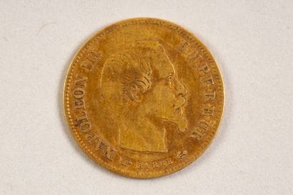 1 Napoleon III 10-franc gold coin