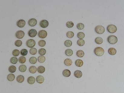 10- and 20-franc coins from Turin. 536g