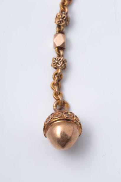 Small bracelet in yellow and rose gold (750)....