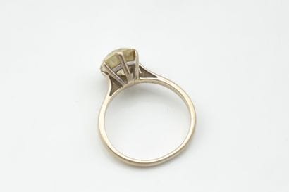 Old-cut diamond on paper weighing approximately...