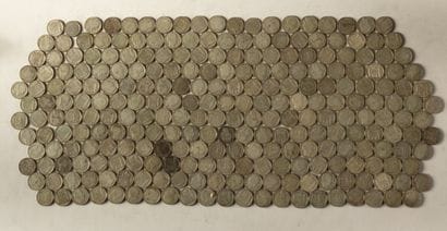 Approximately 280 10-franc silver coins from...