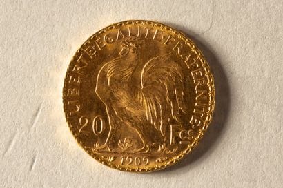 1 20-franc gold coin, Third Republic, 19...