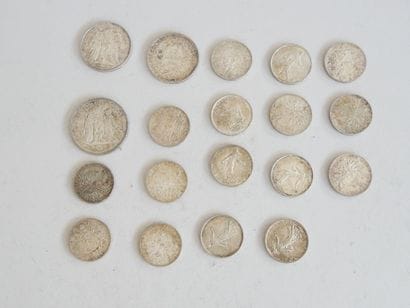 Silver set consisting of:
- 1 50-franc Hercules...