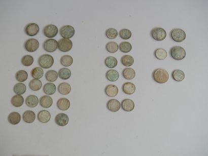 10- and 20-franc coins from Turin. 536g