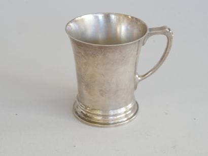 English silver goblet
