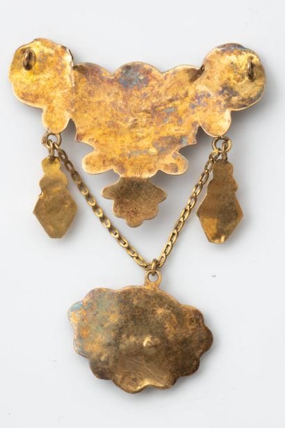 Small piece in yellow gold (585/14K) with...