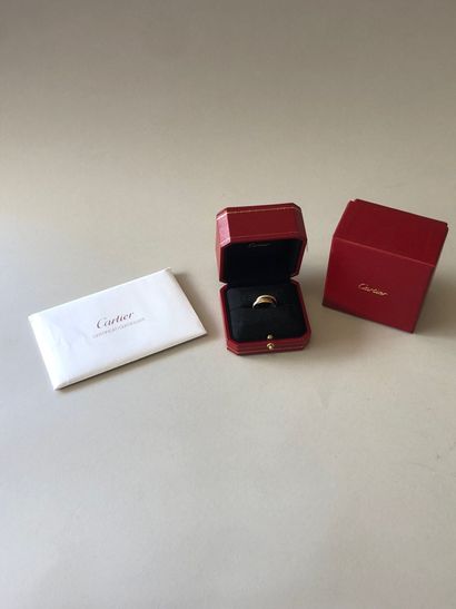 CARTIER. “Trinity” wedding band in three...