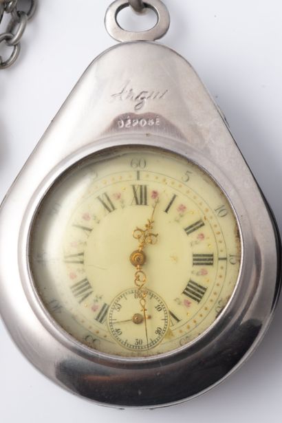 3 montres gousset métal et argentin dont...