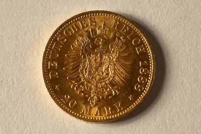 1 20-Mark coin, 1888