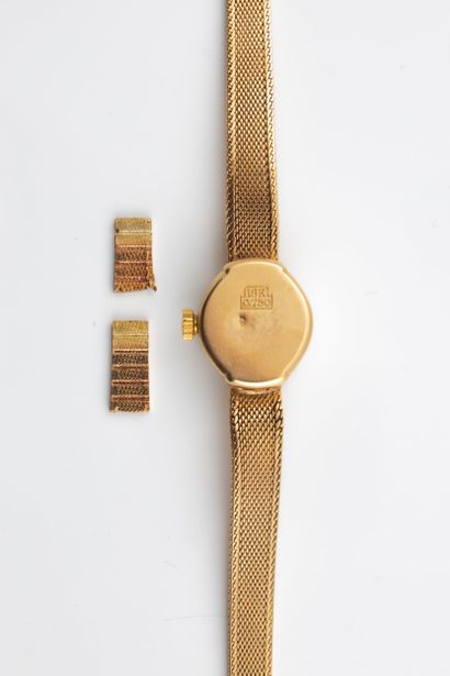 Montre bracelet de dame en or jaune (750...