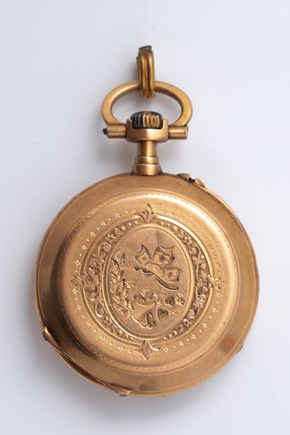 Petite montre gousset et conte boîtier en...