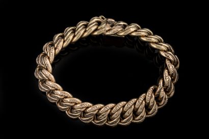 American link bracelet in yellow gold (750...