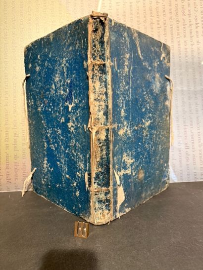 Account book of a farmer from the Bourbonnais...