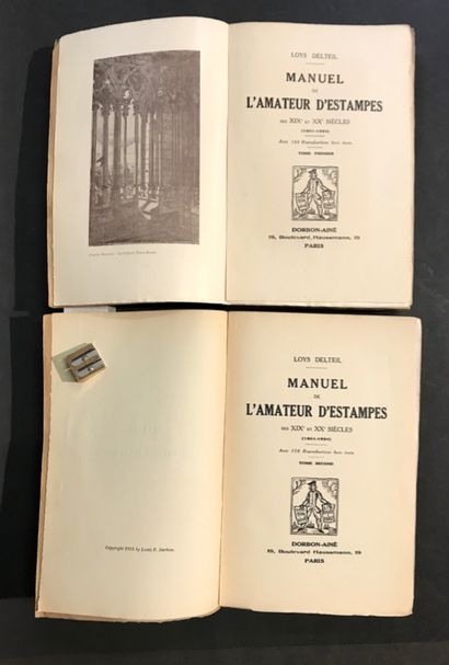 BIBLIOGRAPHIES, 7 volumes:
- DELTEIL (Loys)....