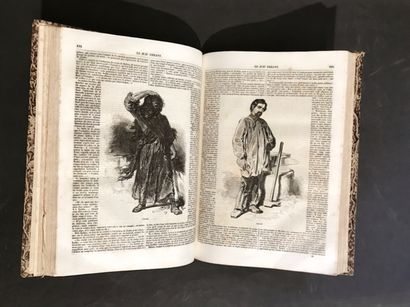 ILLUSTRATED BOOKS. 3 bound volumes:
- BAZIN...