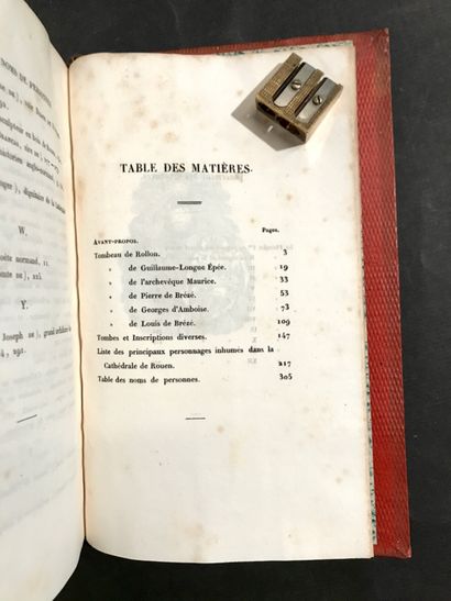 [ROUEN], 4 volumes: 
- OUIN-LACROIX (Abbé...