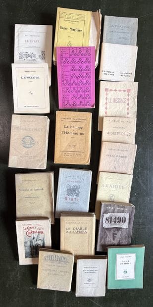 LITERATURE, 20 paperback volumes. FIRST EDITIONS:
BARBEY...
