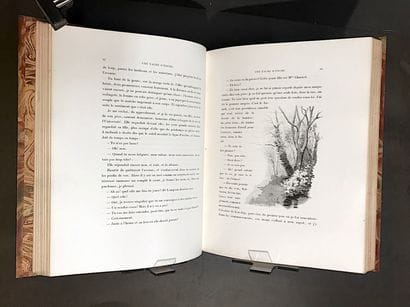 ILLUSTRATED BOOKS. 3 bound volumes:
- BAZIN...