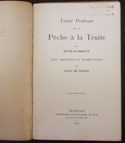 AMBLEVE (Henri d’). A Practical Treatise...