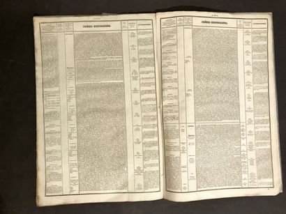 2 works 
- LOMBARD (B.). Synoptic Tables...