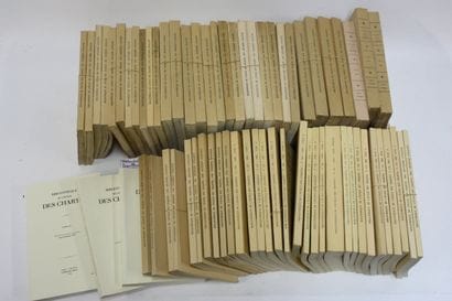 Bibliothèque de l’Ecole des Chartes. Volumes...