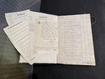 Account book of a farmer from the Bourbonnais...