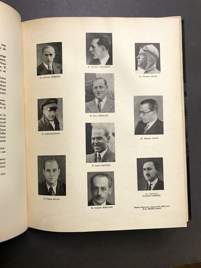 AVIATION. Album signed by 75 aviators, including...