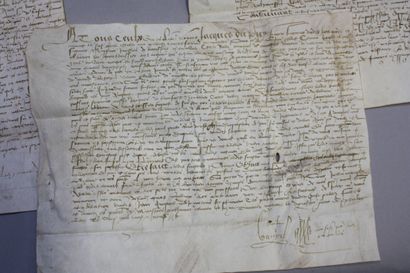 [AUVERGNE - 16th-Century Manuscript Archives]....