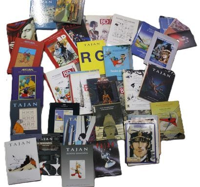 BANDE DESSINEE. 34 catalogues de ventes aux...