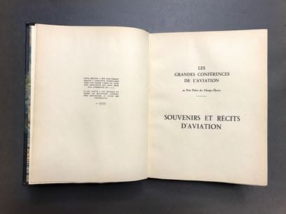 AVIATION. Album signed by 75 aviators, including...