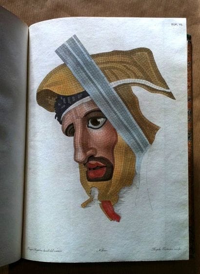 NICCOLINI (Antonio). Mosaic Painting Discovered...